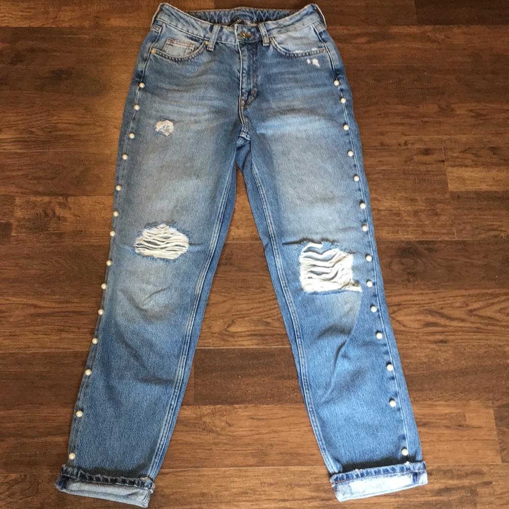 High waist mom jean
